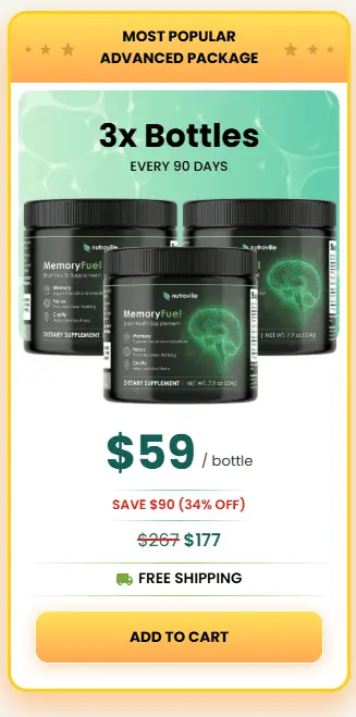memoryfuel 3 bottle price
