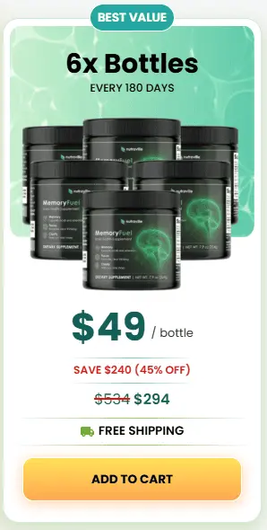 memoryfuel 6 bottle price